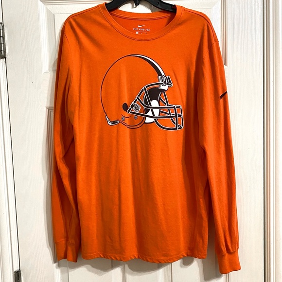 Nike Other - Nike NFL Cleveland Browns Long Sleeve Crewneck Tee